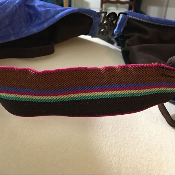 Kenneth Cole Reaction Blue Bikini Size Large - Picture 7 of 7